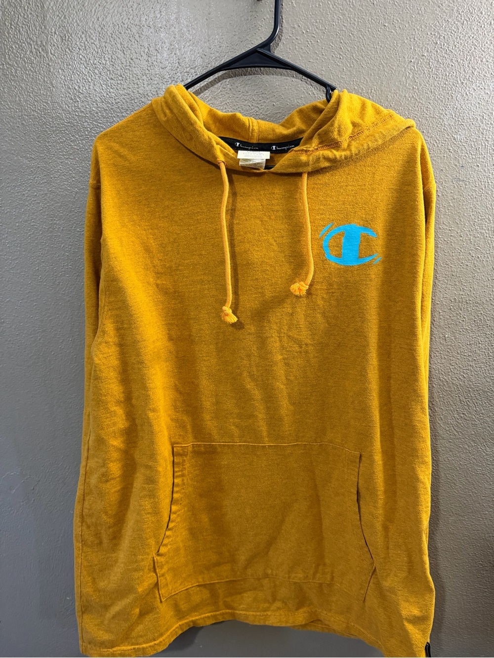 Champion Men’s Golden Yellow Hoodie Tshirt